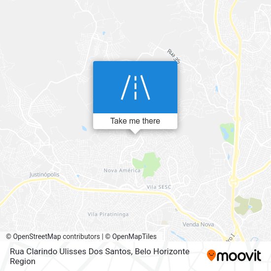 Rua Clarindo Ulisses Dos Santos map