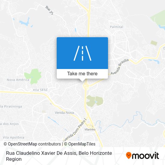 Rua Claudelino Xavier De Assis map