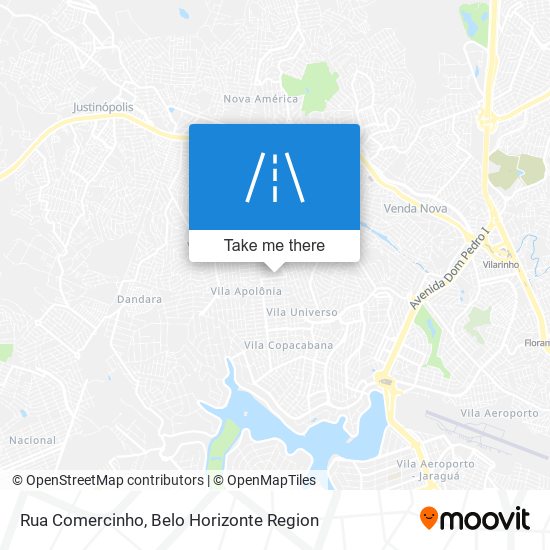 Mapa Rua Comercinho