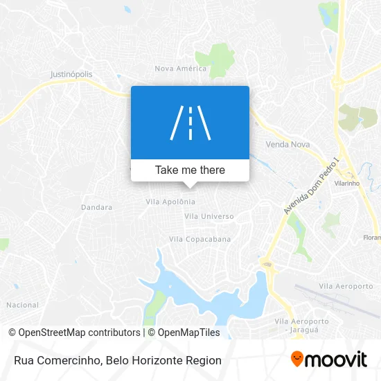 Rua Comercinho map