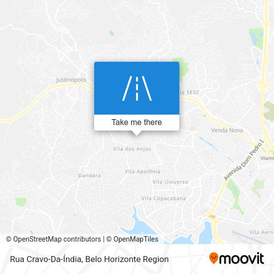 Rua Cravo-Da-Índia map