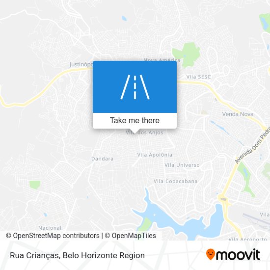 Rua Crianças map