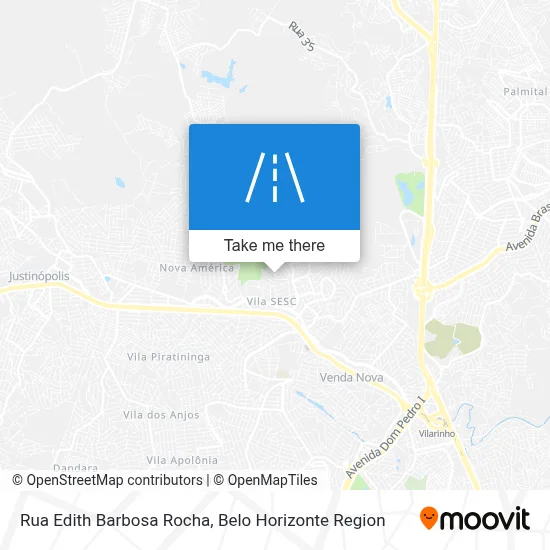 Rua Edith Barbosa Rocha map