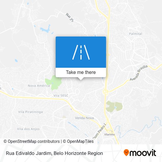 Rua Edivaldo Jardim map