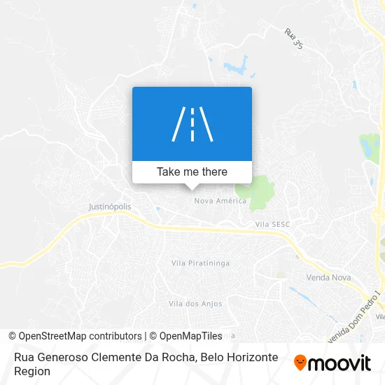 Rua Generoso Clemente Da Rocha map
