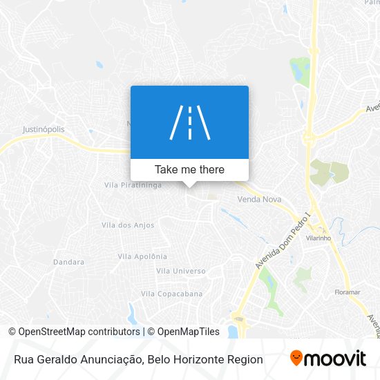 Rua Geraldo Anunciação map