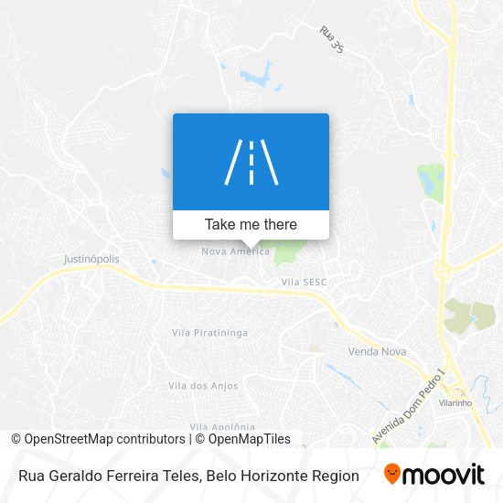 Rua Geraldo Ferreira Teles map