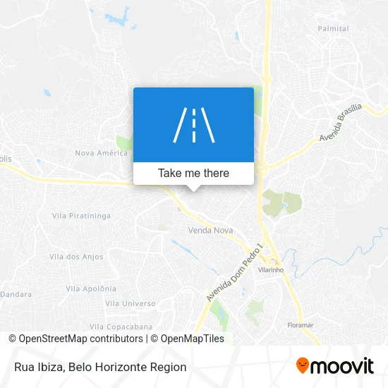Rua Ibiza map