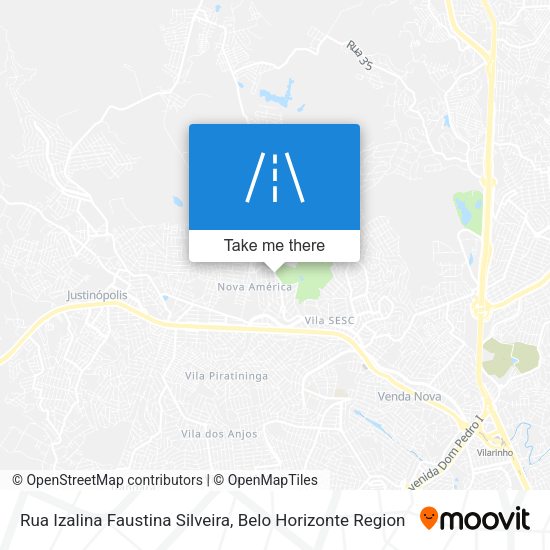Rua Izalina Faustina Silveira map