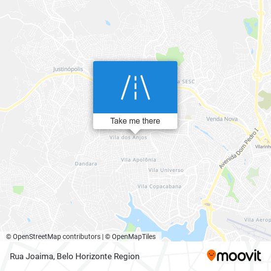 Rua Joaima map