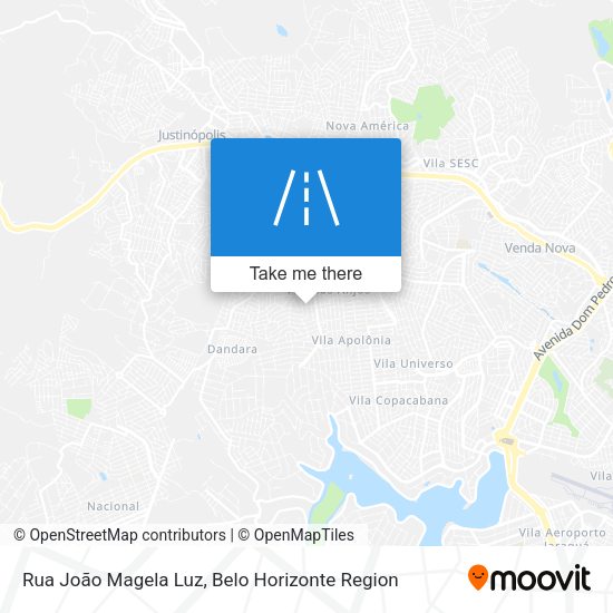 Rua João Magela Luz map