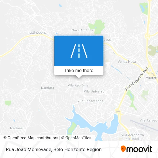 Rua João Monlevade map