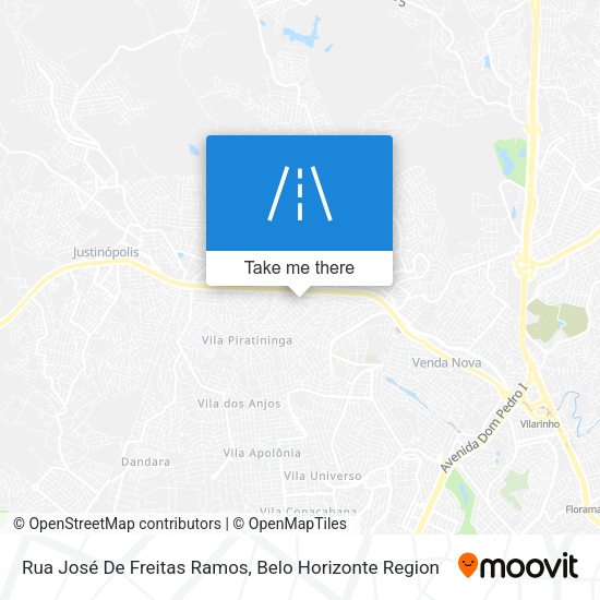 Rua José De Freitas Ramos map