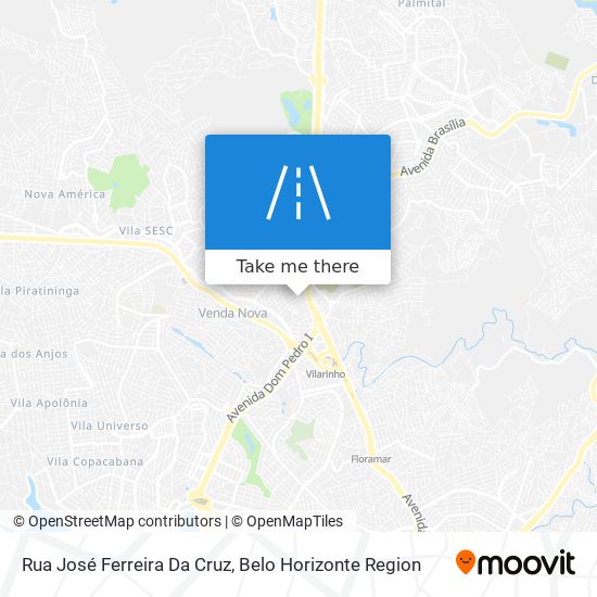 Rua José Ferreira Da Cruz map