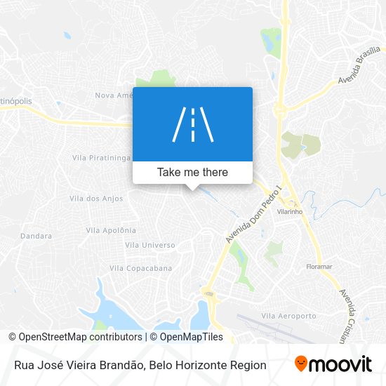 Rua José Vieira Brandão map