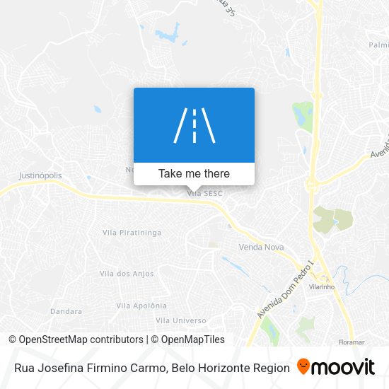 Rua Josefina Firmino Carmo map