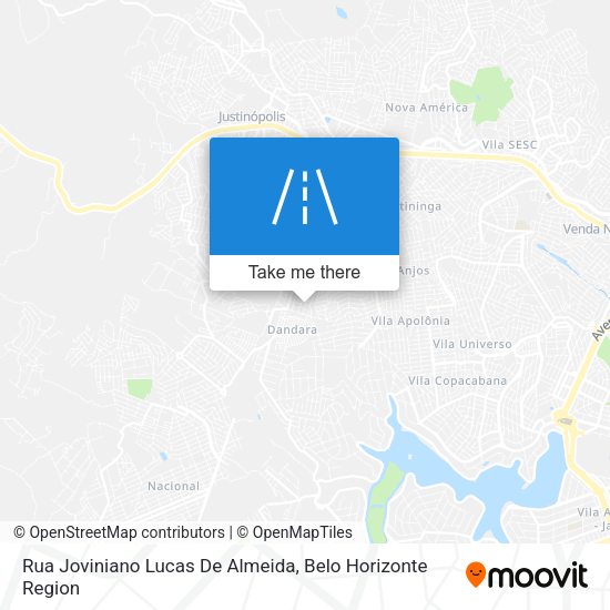 Rua Joviniano Lucas De Almeida map