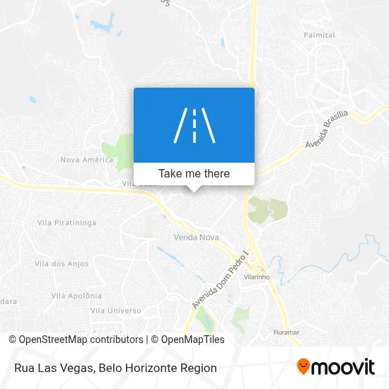 Rua Las Vegas map