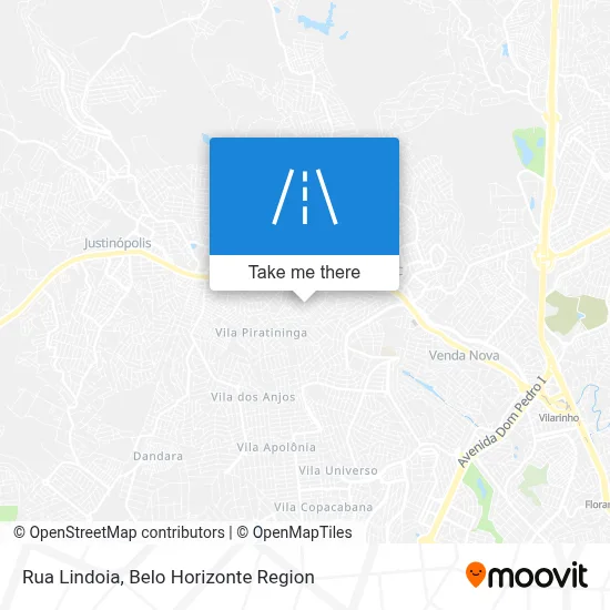 Rua Lindoia map