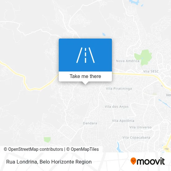 Rua Londrina map