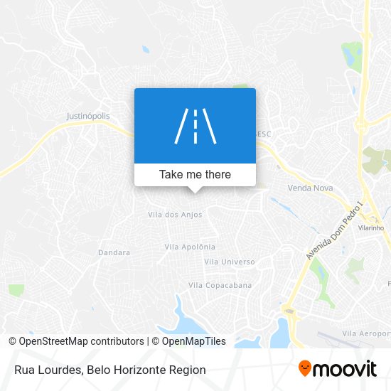 Rua Lourdes map