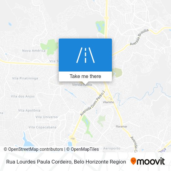 Rua Lourdes Paula Cordeiro map