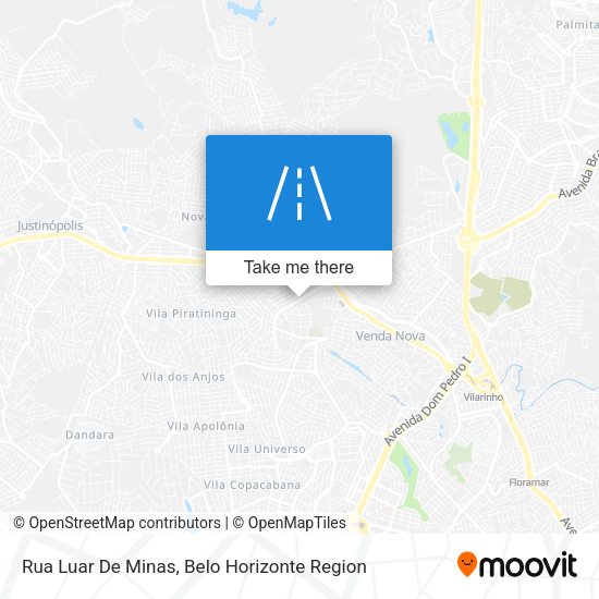 Rua Luar De Minas map