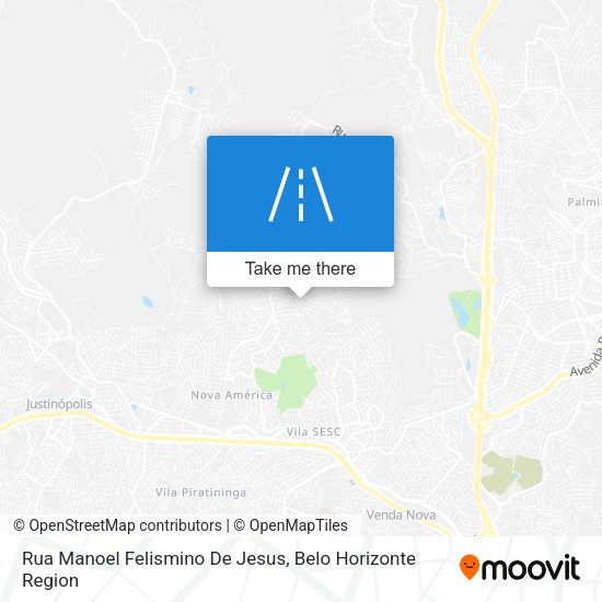 Rua Manoel Felismino De Jesus map