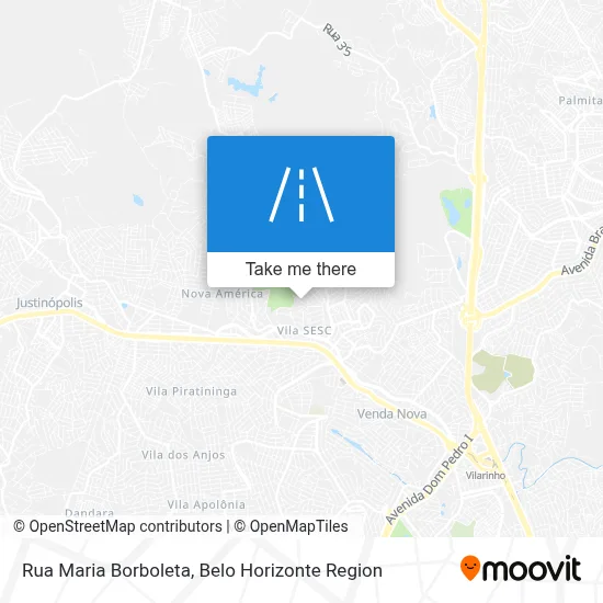 Rua Maria Borboleta map