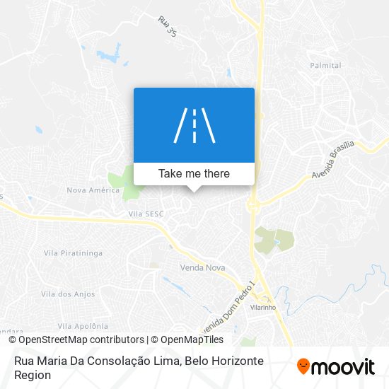 Mapa Rua Maria Da Consolação Lima