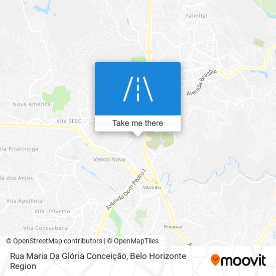 Mapa Rua Maria Da Glória Conceição