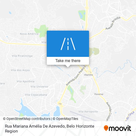 Mapa Rua Mariana Amélia De Azevedo