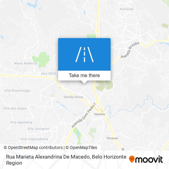 Mapa Rua Marieta Alexandrina De Macedo