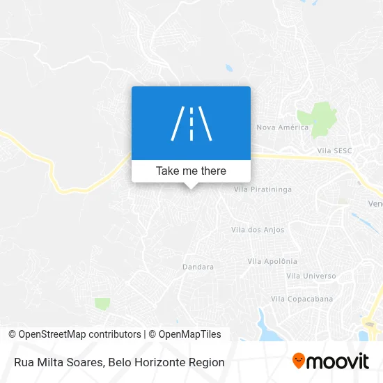 Rua Milta Soares map