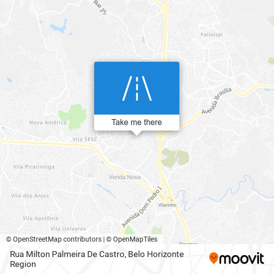 Rua Milton Palmeira De Castro map