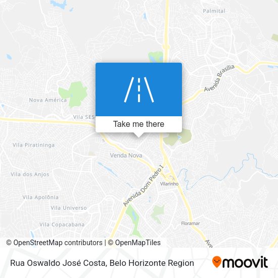 Rua Oswaldo José Costa map