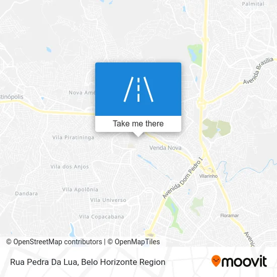 Rua Pedra Da Lua map