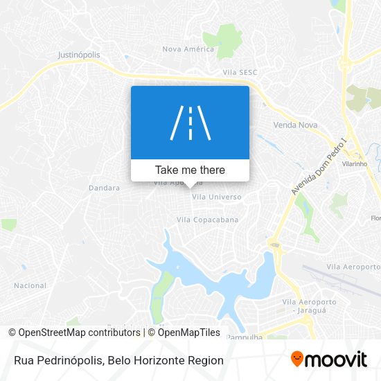 Rua Pedrinópolis map