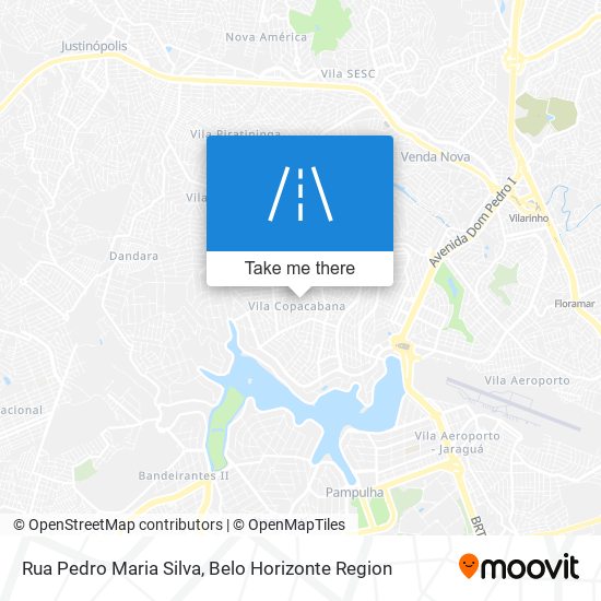 Mapa Rua Pedro Maria Silva