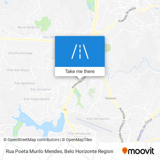 Mapa Rua Poeta Murilo Mendes