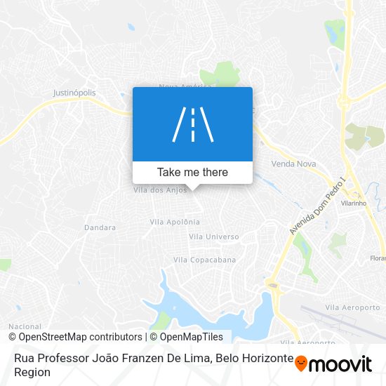 Rua Professor João Franzen De Lima map