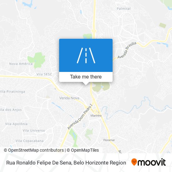 Rua Ronaldo Felipe De Sena map