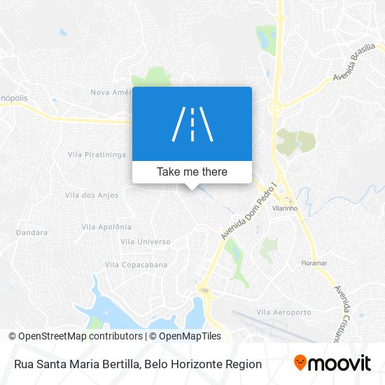 Rua Santa Maria Bertilla map