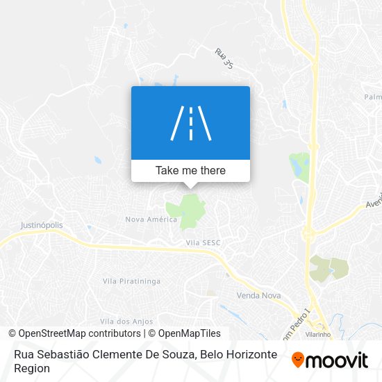 Rua Sebastião Clemente De Souza map
