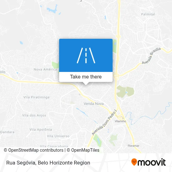 Rua Segóvia map