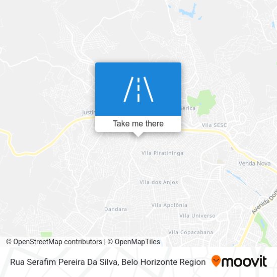 Rua Serafim Pereira Da Silva map