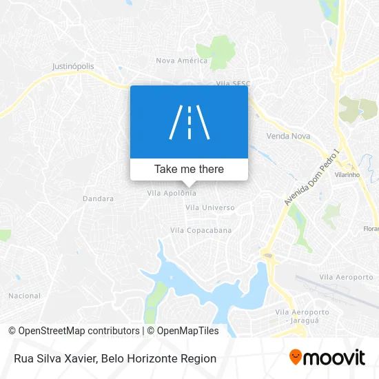 Rua Silva Xavier map