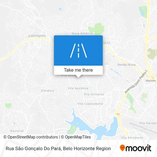 Rua São Gonçalo Do Pará map