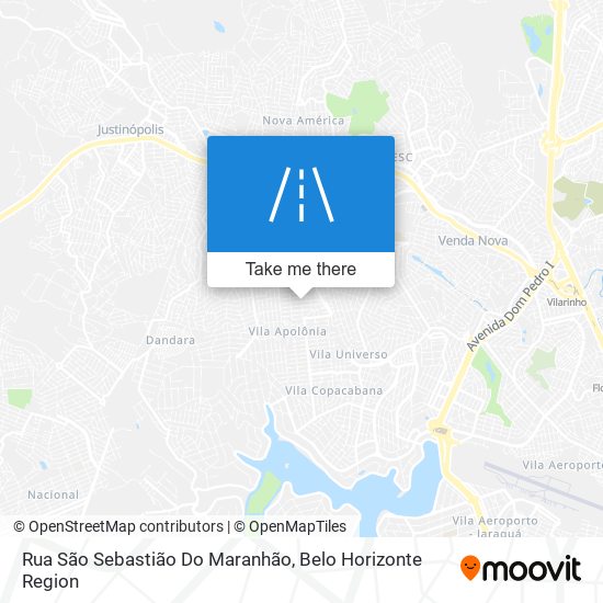 Rua São Sebastião Do Maranhão map