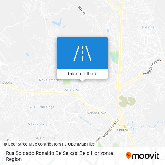 Mapa Rua Soldado Ronaldo De Seixas